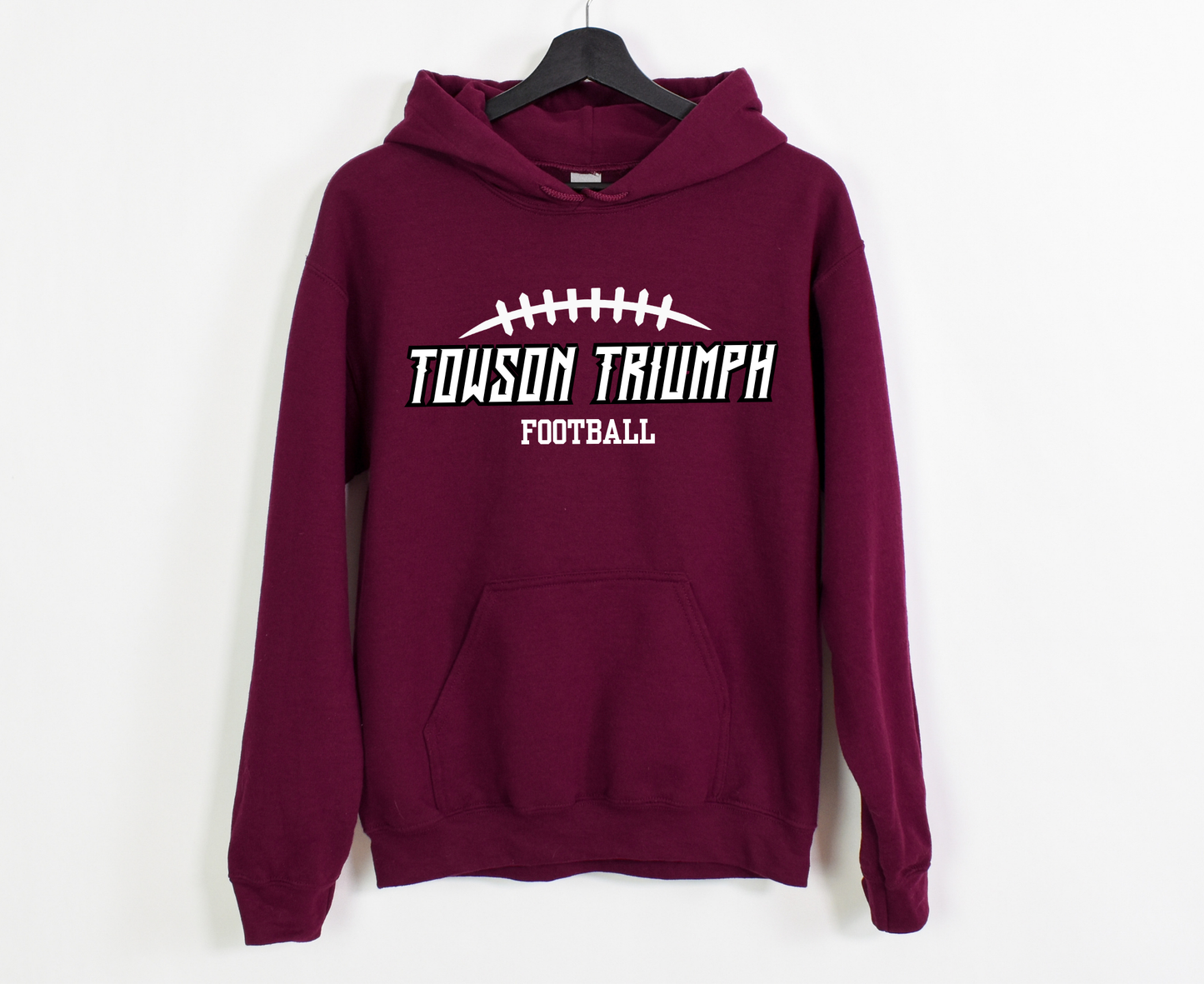 Pullover Hoodie | Towson Football (Large Logo)