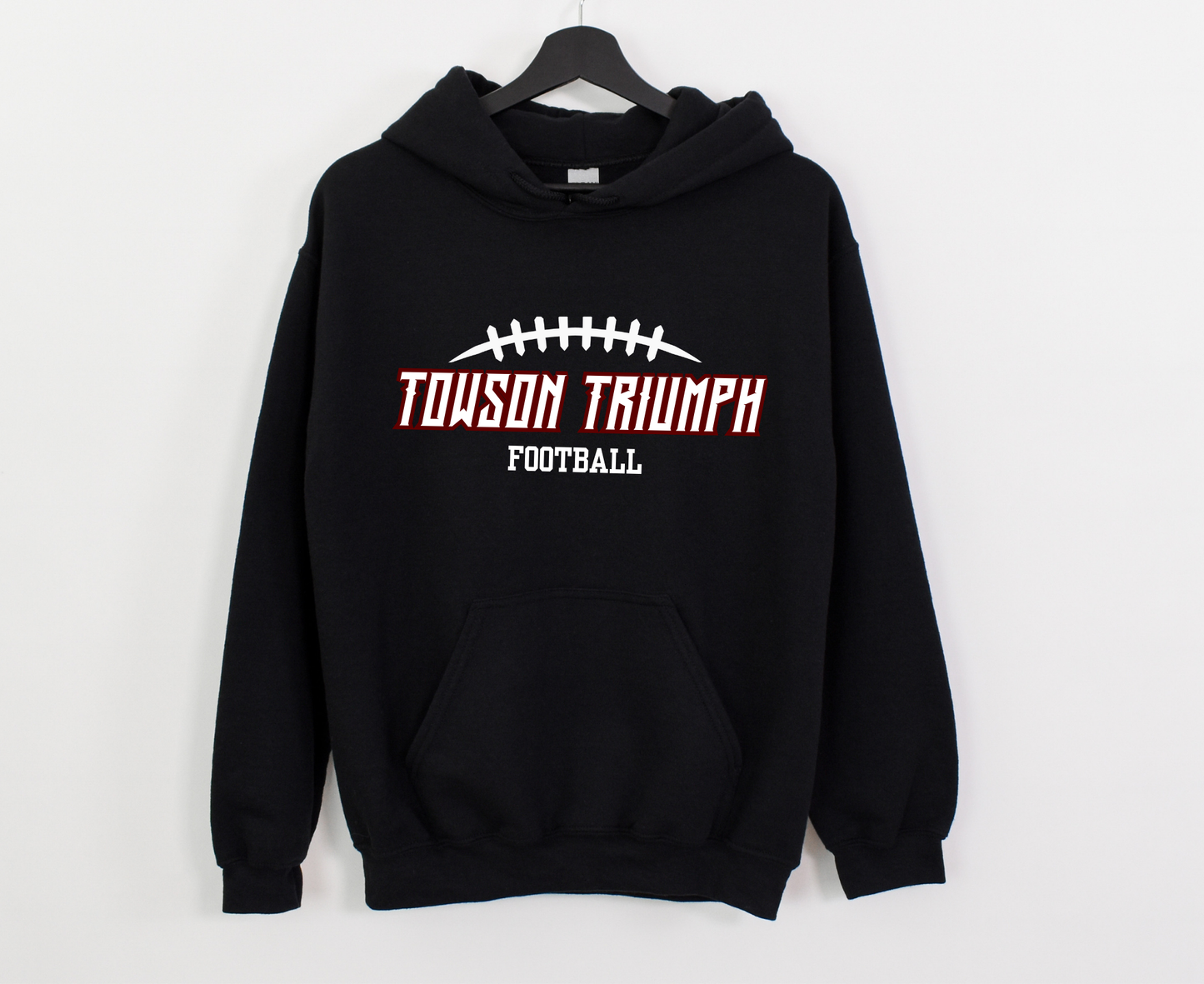 Pullover Hoodie | Towson Football (Large Logo)