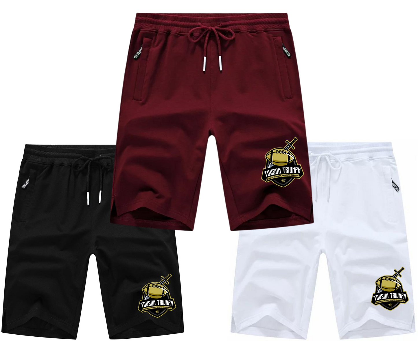 Triumph Team Shorts | Towson Football (Battle Logo)