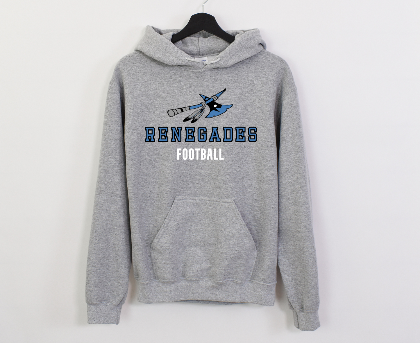 Pullover Hoodie | Middle River Football (Large Logo)