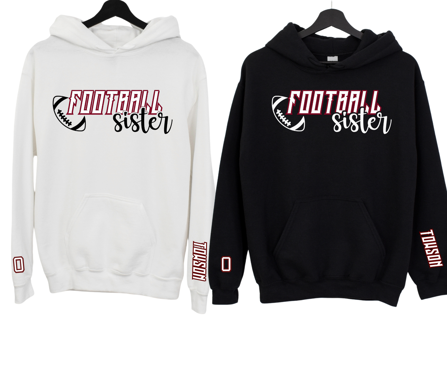 Youth Pullover Hoodie | Towson Football Sister