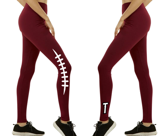 Laces Leggings | Towson Football