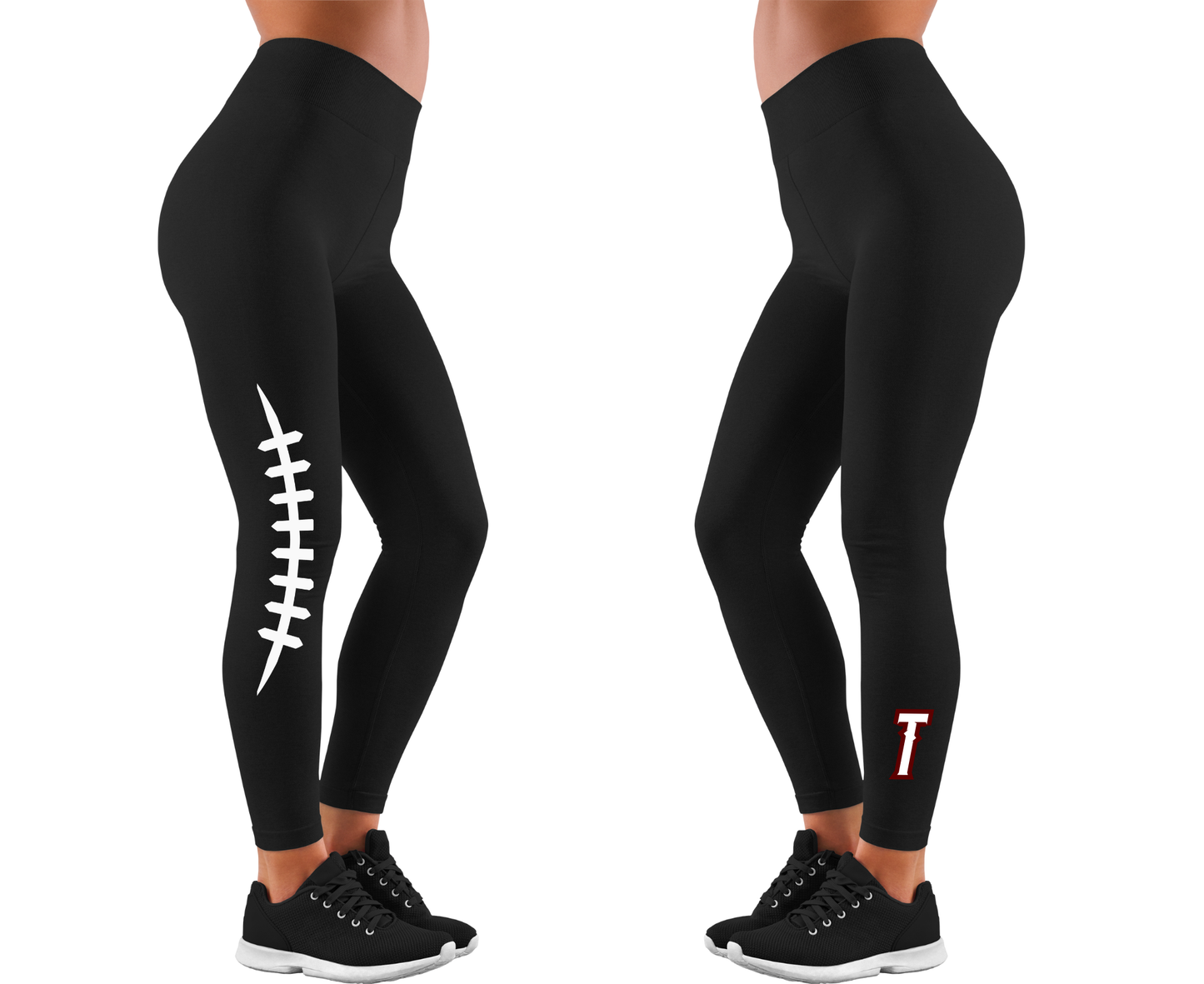 Laces Leggings | Towson Football