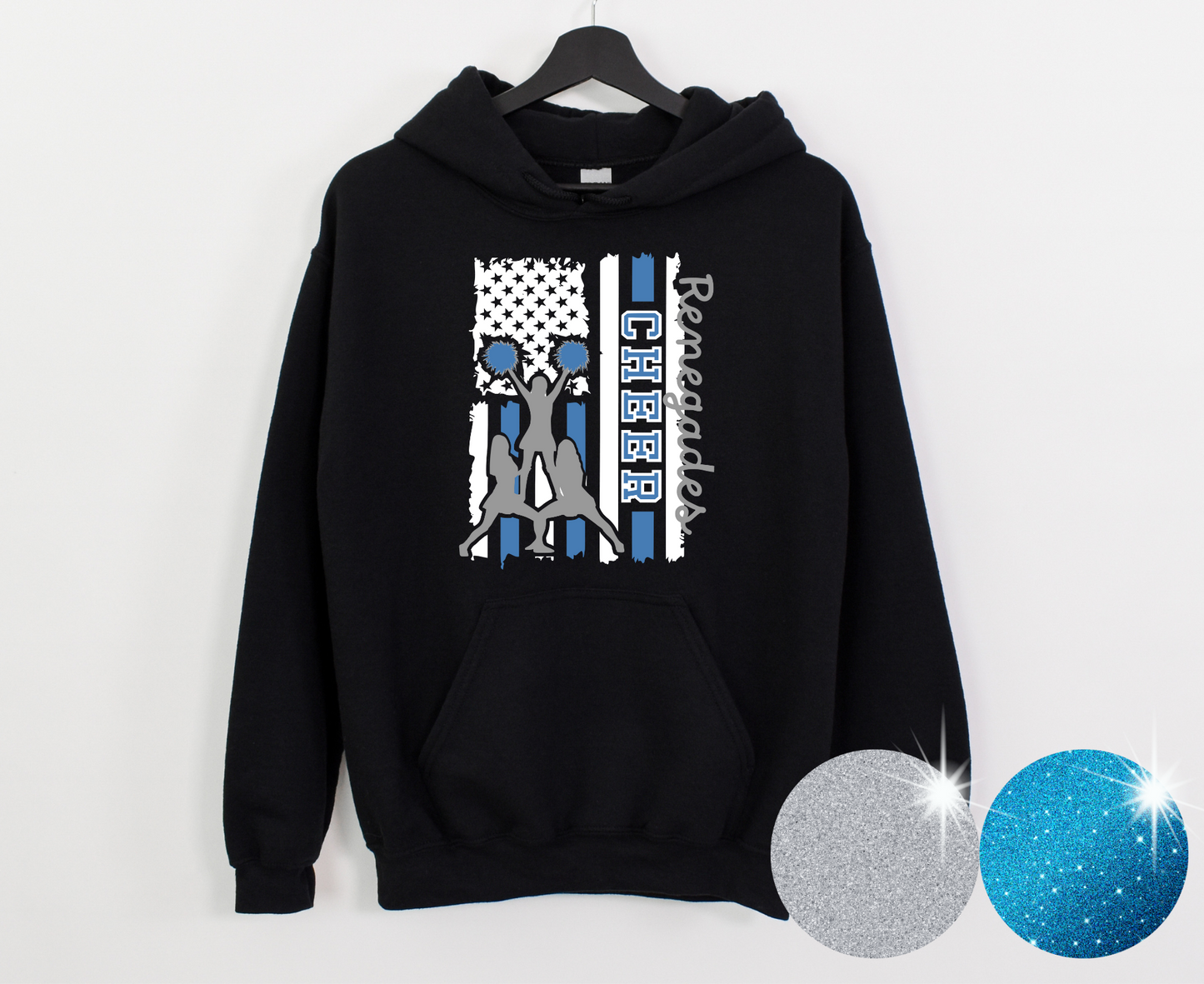 Pullover Hoodie | Middle River Cheer Flag