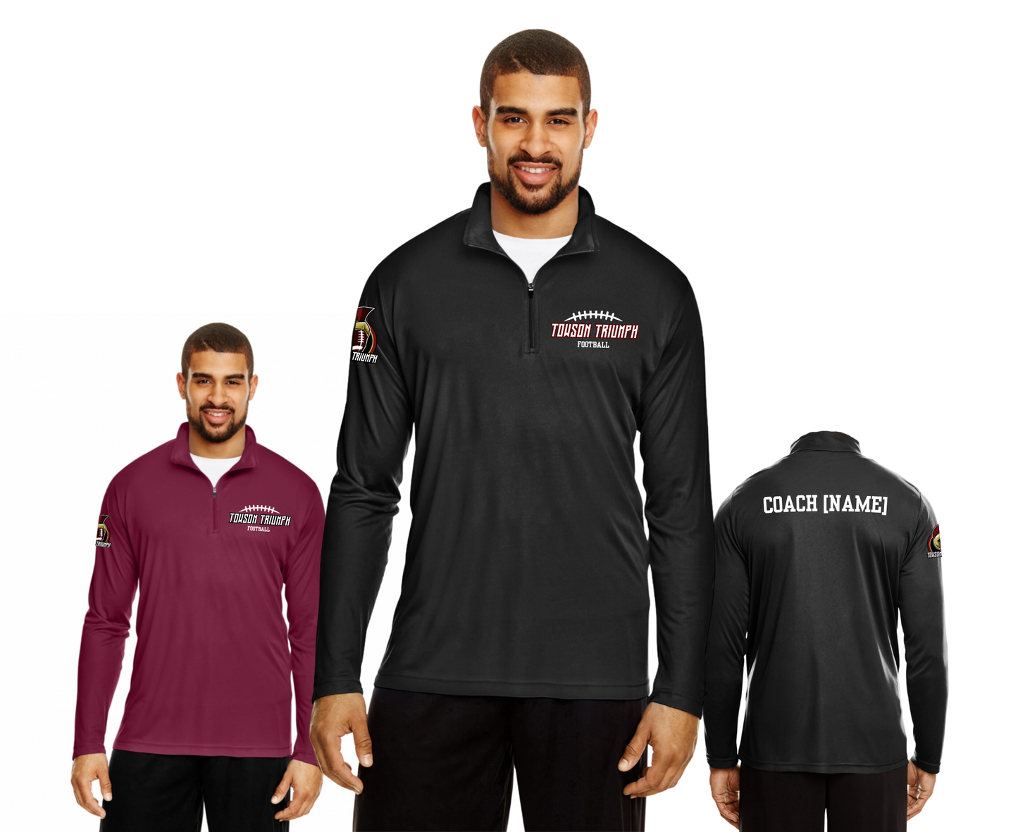 Quarter Zip Jacket | Towson Football