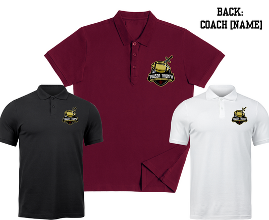 Polo Game Shirt | Towson Football (Battle Logo)