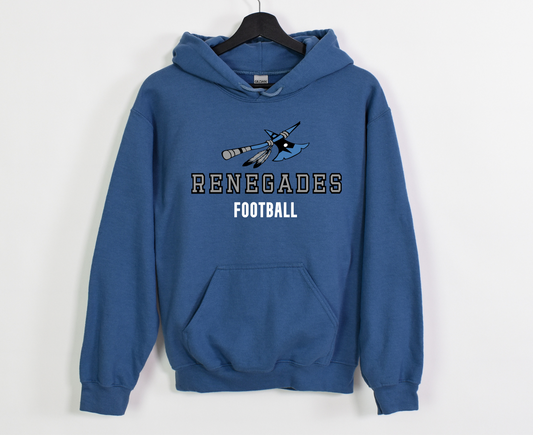 Pullover Hoodie | Middle River Football (Large Logo)