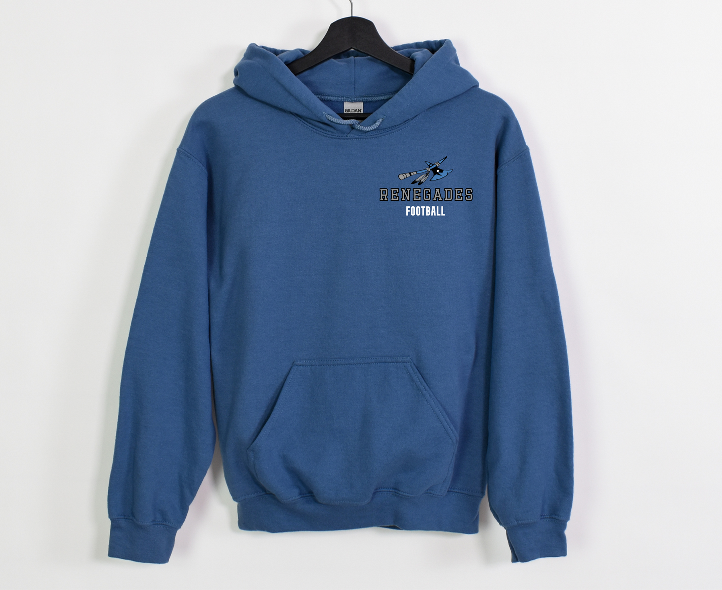 Pullover Hoodie | Middle River Football (Small Logo)